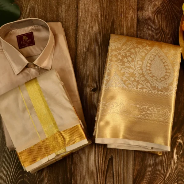 Grand wedding couple combo - sandstone