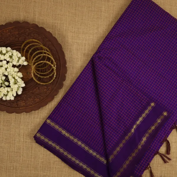 Mangalyam checked cotton