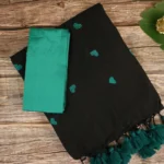 Love khadi cotton - black