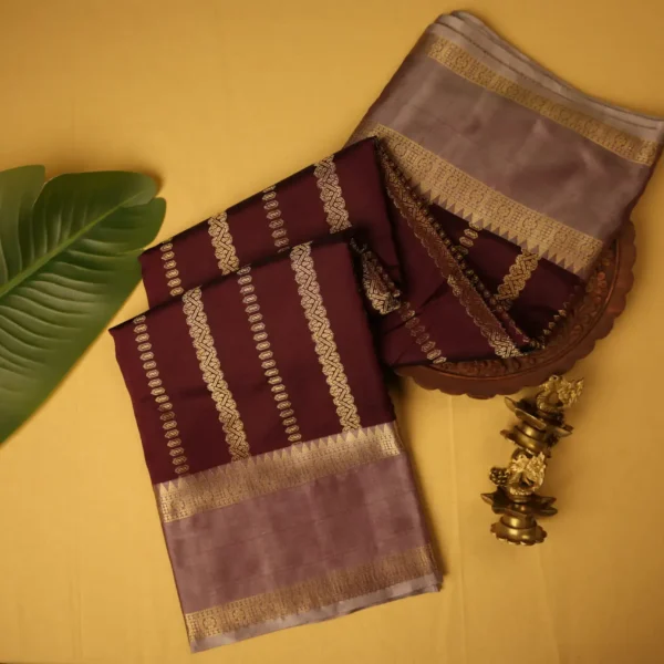 katan soft silk - Dark wine