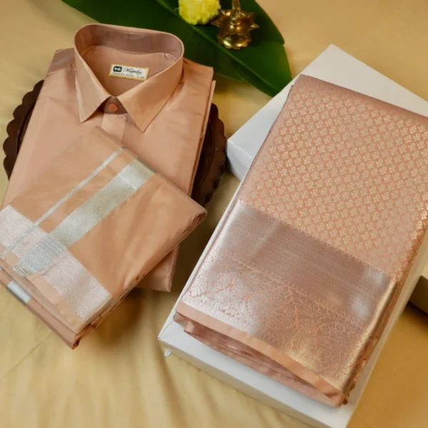 Silver couple combo - copper