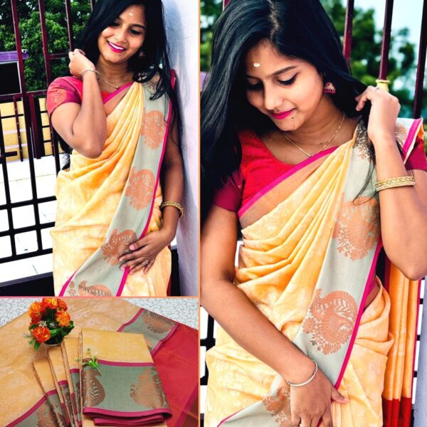 poondhamil sarees - Sandal