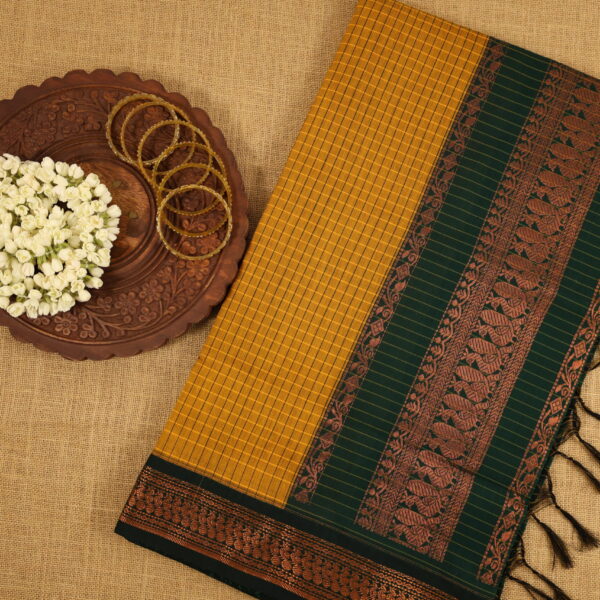 Checked kalyani cotton