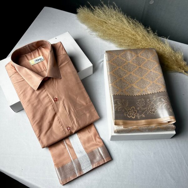 Silver couple combo - copper