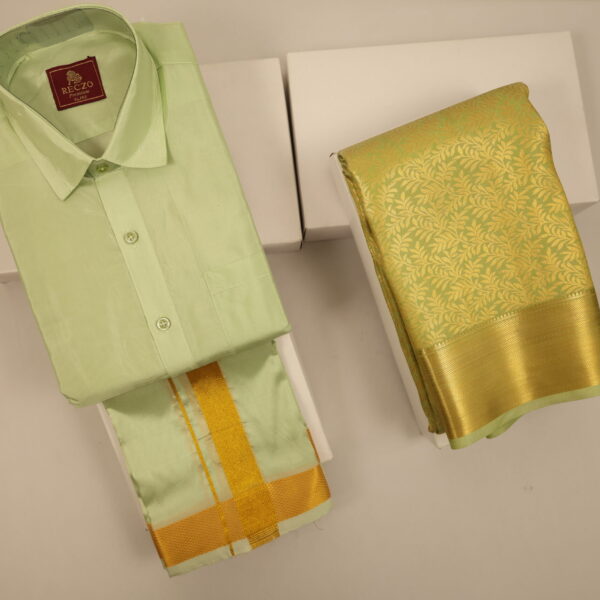 Golden zari couple combo