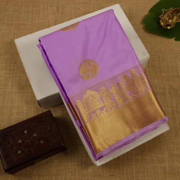 Kanchi soft silk - Lilac purple
