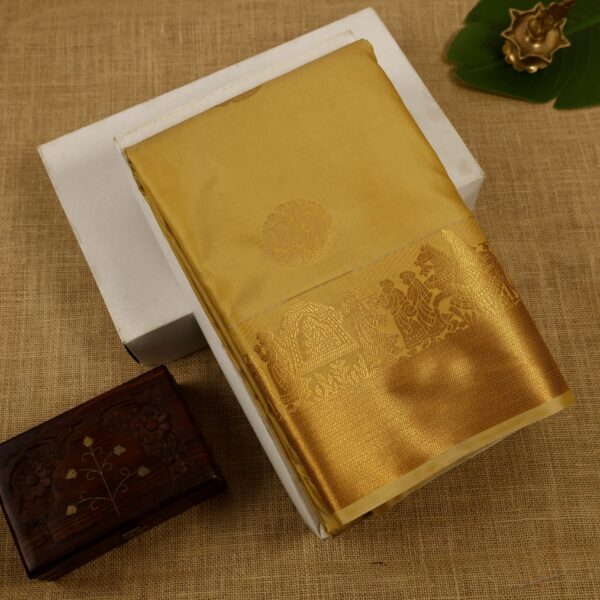 Kanchi soft silk - Golden Yellow