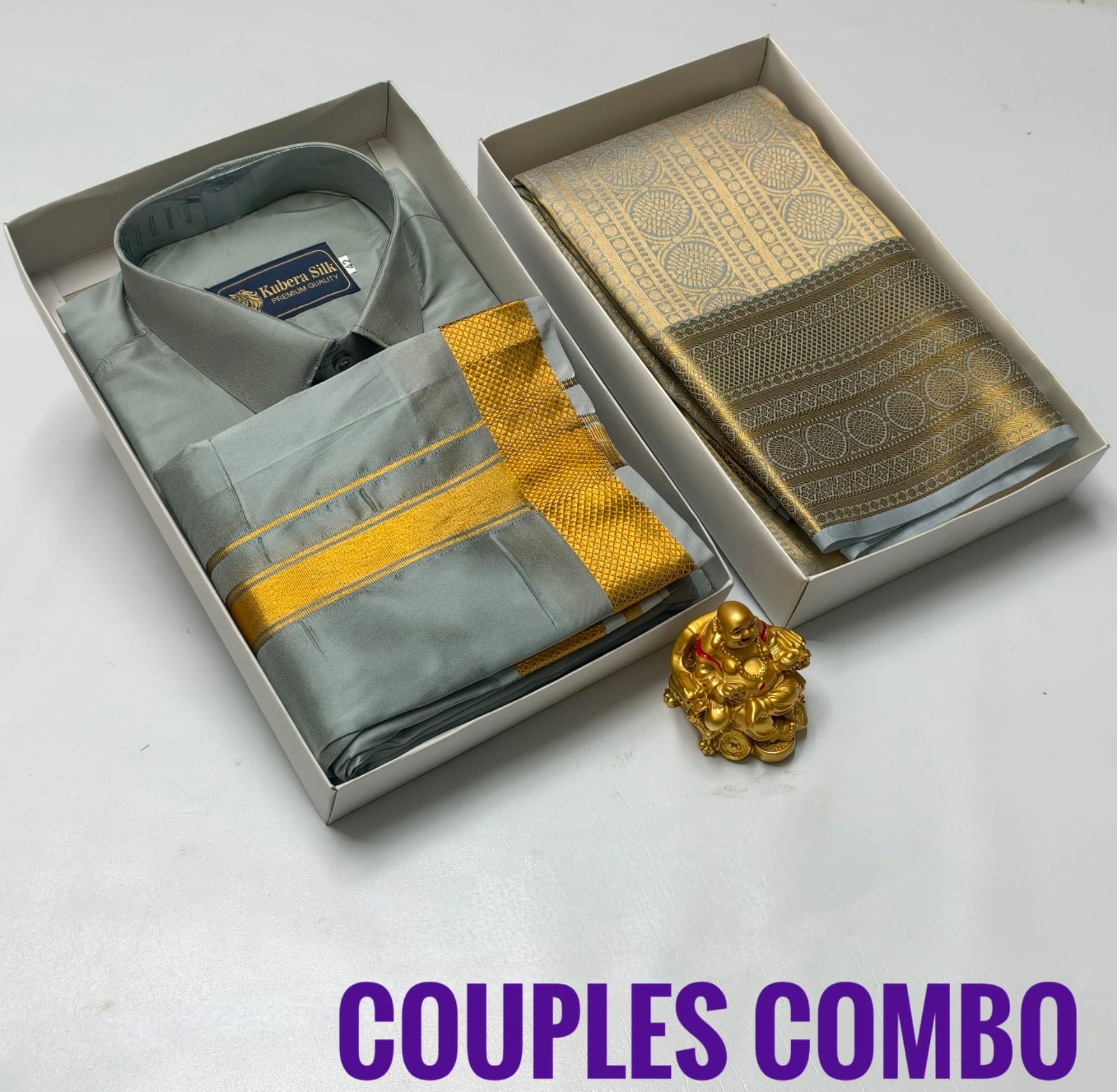 Gold zari couple combo