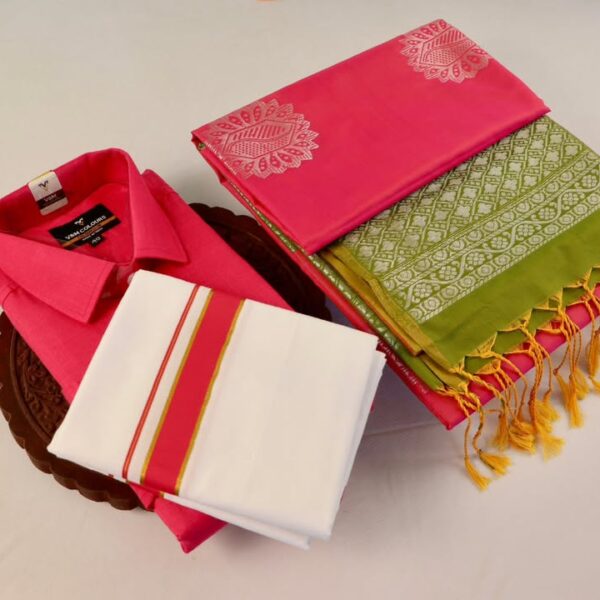 Modest couple set - Dark rose