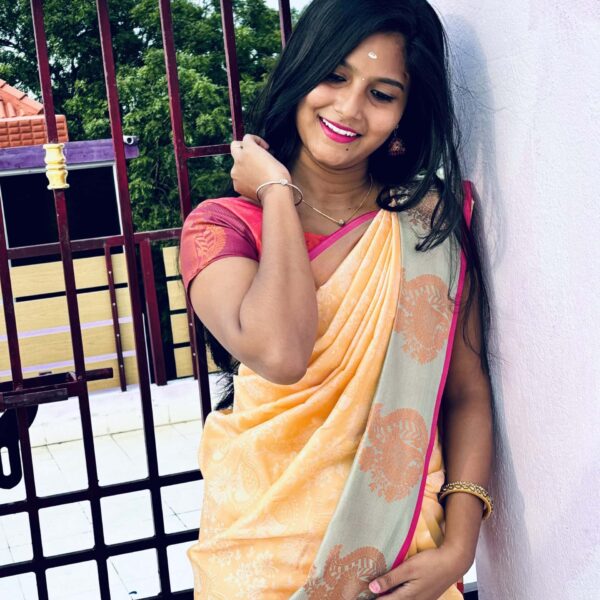 Poondhamil silk sarees - Sandal